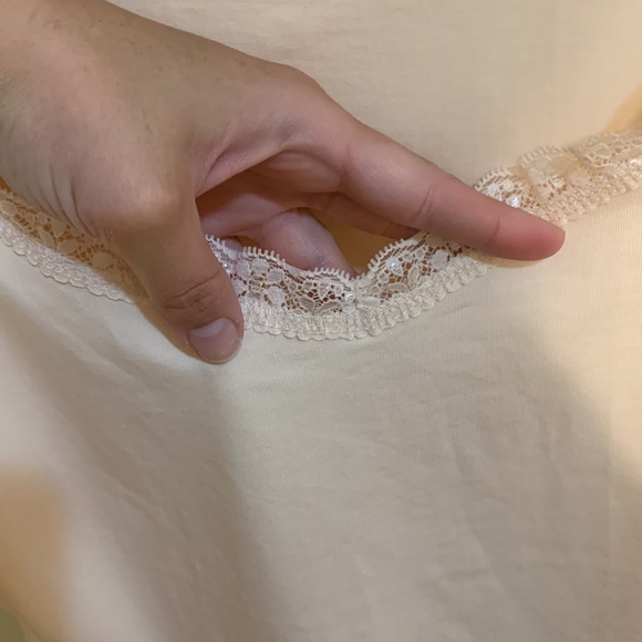 Sundance Delicate Lace V Neck Elan Tank Sz M Petite - Picture 4 of 13